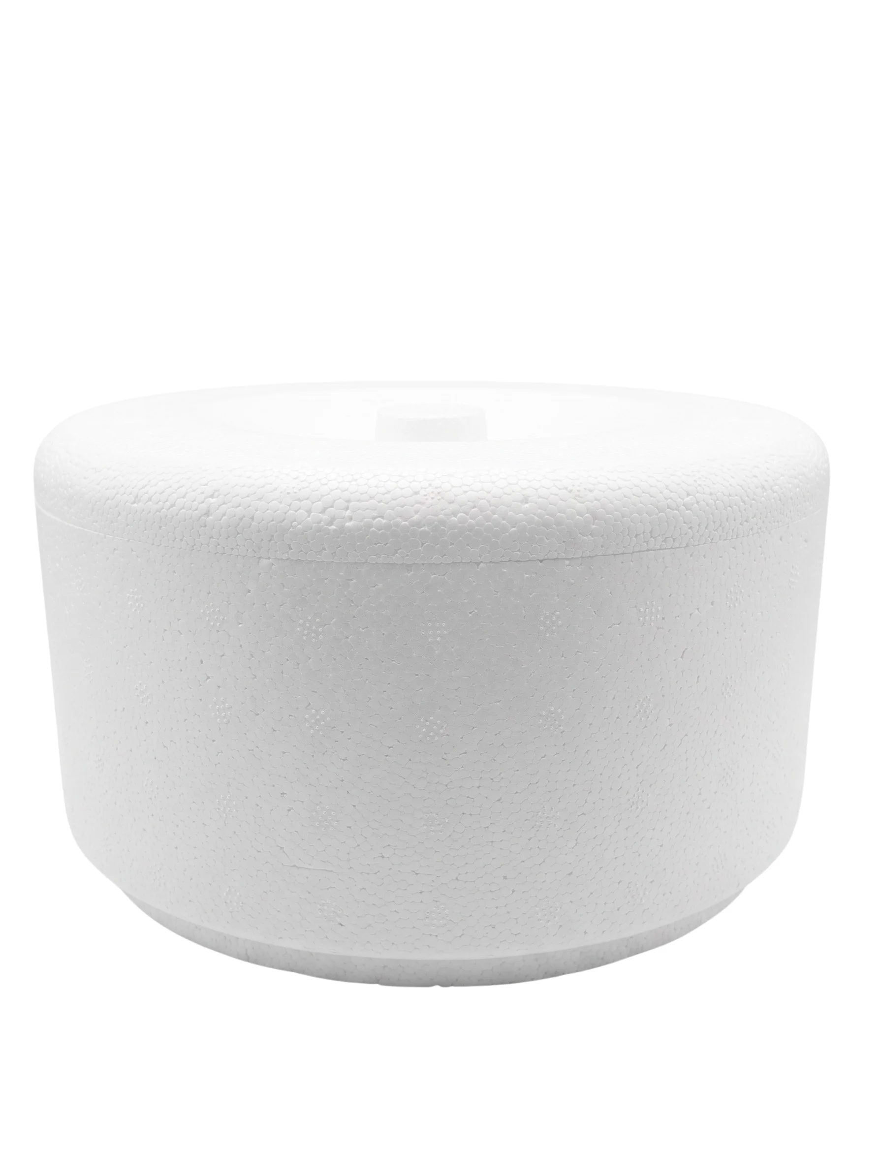 Large Styrofoam Tortilla Mold for 1 Kilo - Insulated with Lid, 19 cm  (6-Pack)