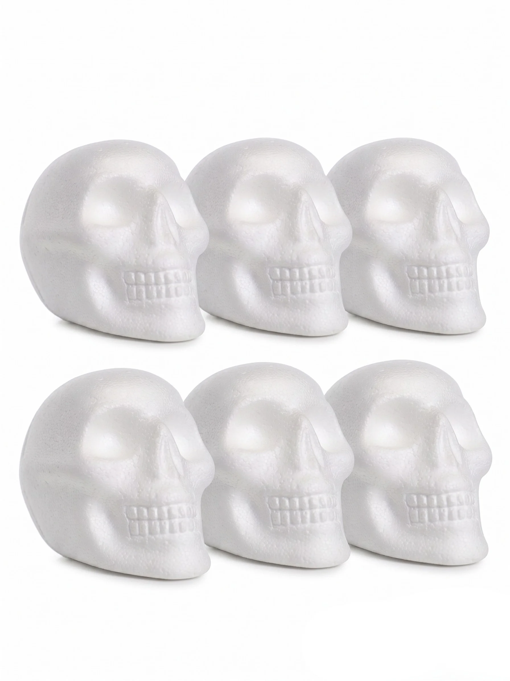 6 Skull sets dry ice for decor